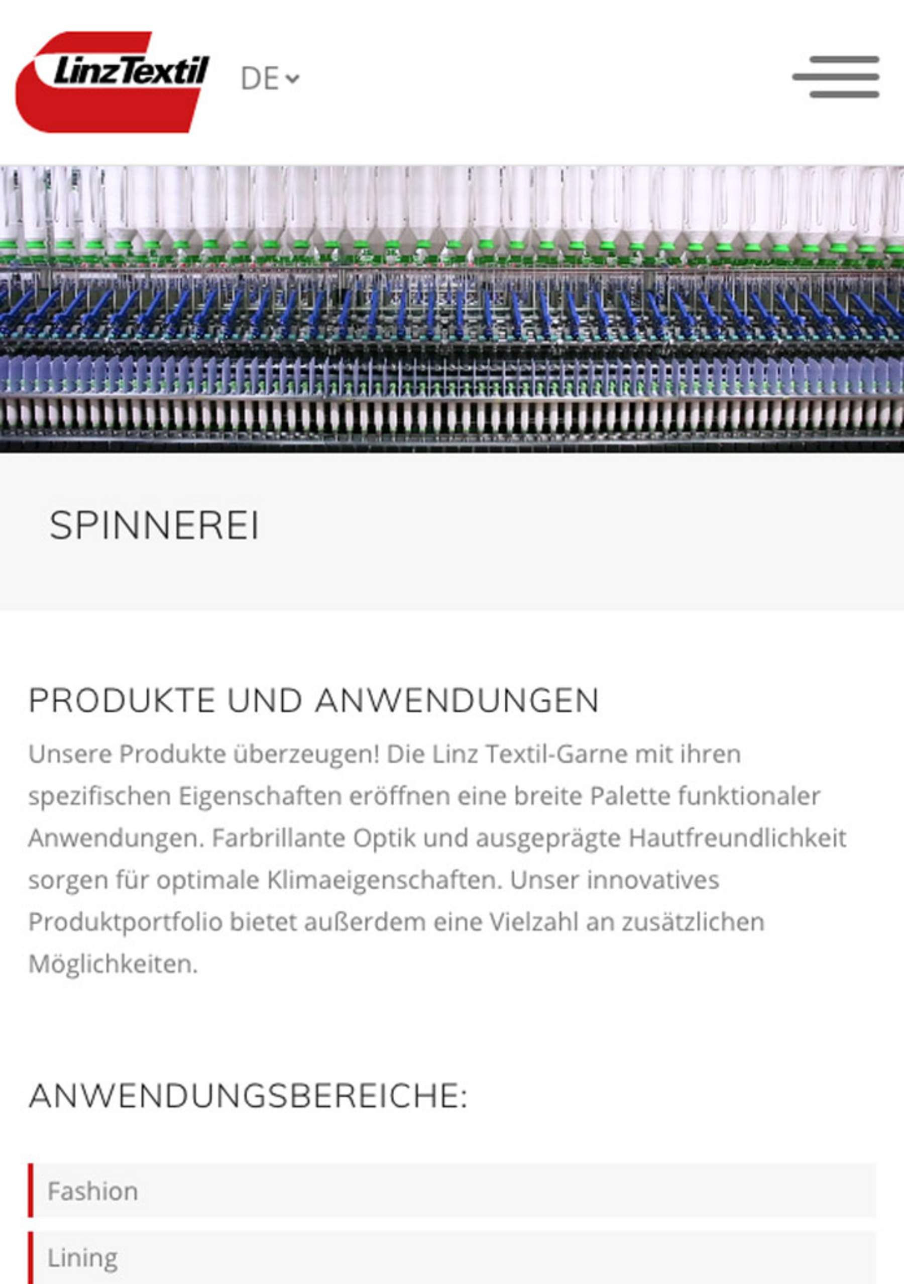 Linz Textil - Spinnerei